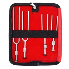 Tuning Fork 128, 256, 512 and 1024 Hz - Set of 4 Pieces, BEST IN CLASS