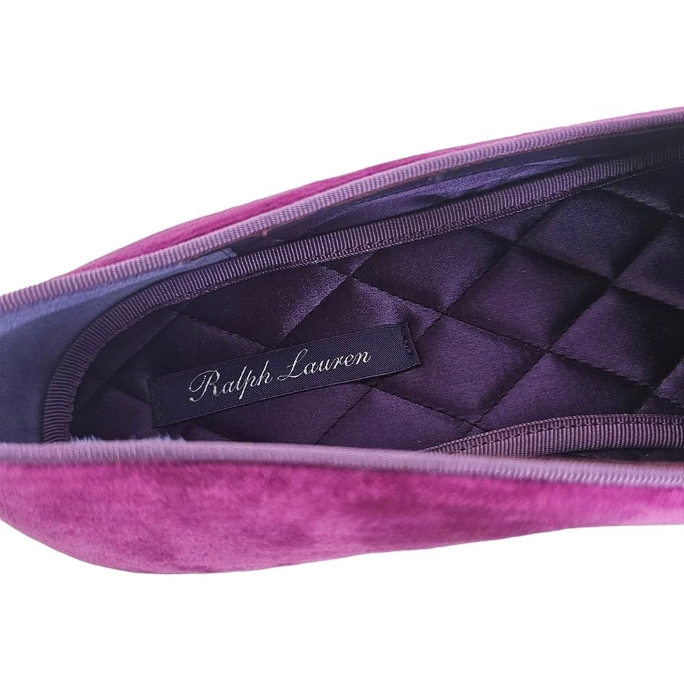 Mocasines de terciopelo Ralph Lauren Collection Alonzo (zapatos individuales) Foto 4 de 4