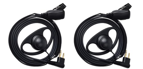 Słuchawki w kształcie litery D kompatybilne z Motorola CP040 CP140 GP300 CLS1110 Walkie Talki - Zdjęcie 2 z 2