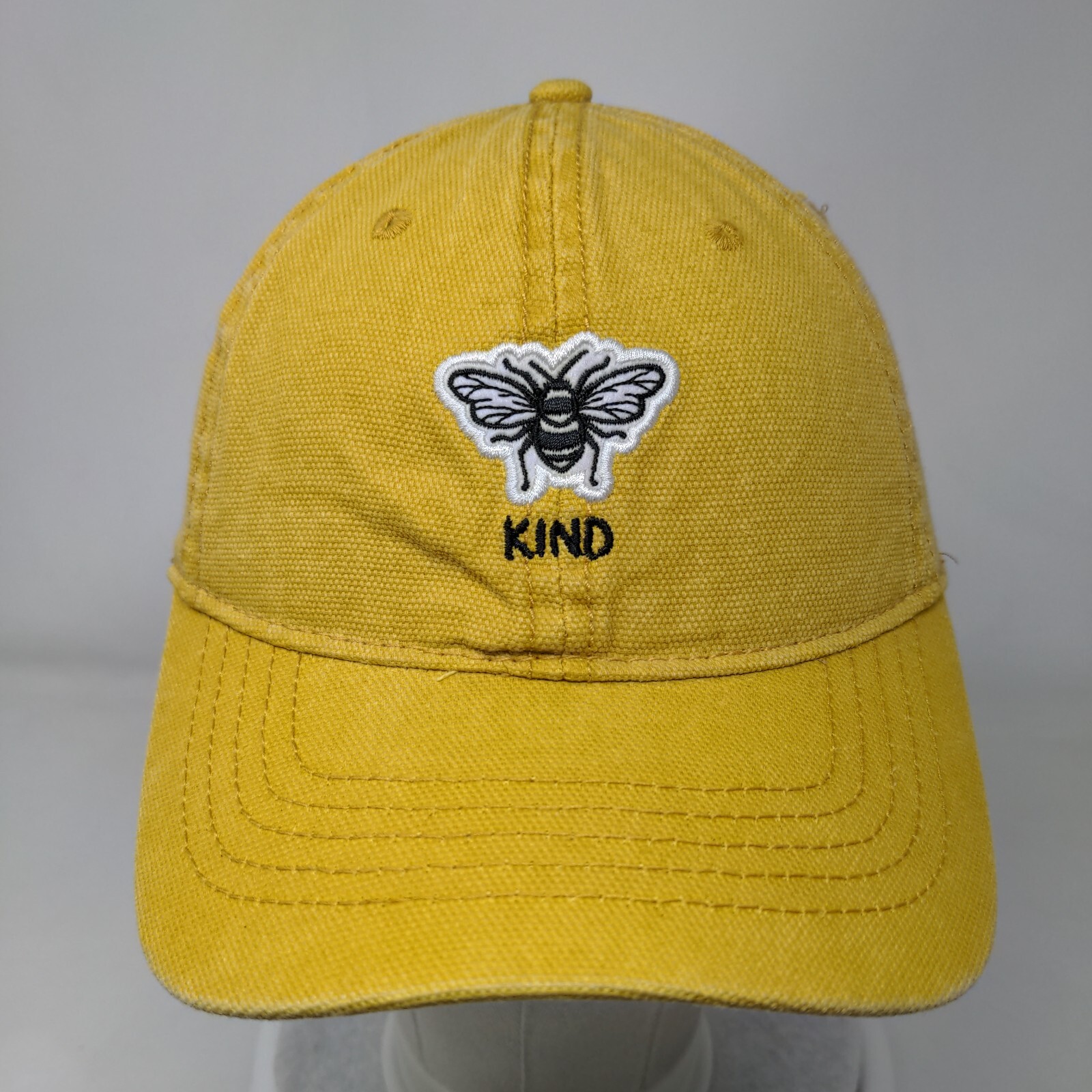Bee Kind Bumblebee Slideback Hat Gold Yellow OSFM… - image 2