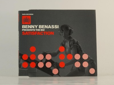 BENNY BENASSI PRESENTS THE BIZ SATISFACTION (G14) 3 Track CD Single including Pi