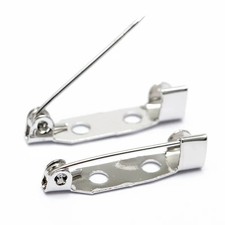 15 X 30mm  Brooch Badge Back Bar Pins Decorating Finding Jewellery Making