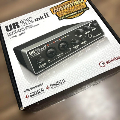Steinberg UR 22 mk2 audio interface, working condition, DTM recording, with box,