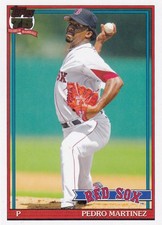 PEDRO MARTINEZ TOPPS 1991 35TH ANNIVERSARY RETRO RED SOX #T91-75 2026 26 S1
