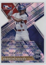 2019 Panini Elite Extra Edition Status Blue Die-Cut 55/75 Braylin Tavera 0q3