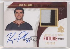2010 SP Authentic Future Watch Limited /100 Kyle Palmieri #308 Patch Auto 03hd