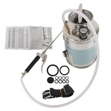 1 Gallon Stainless Steel Sprayer 4 L With Reinforced Hose Adjustable Nozzles