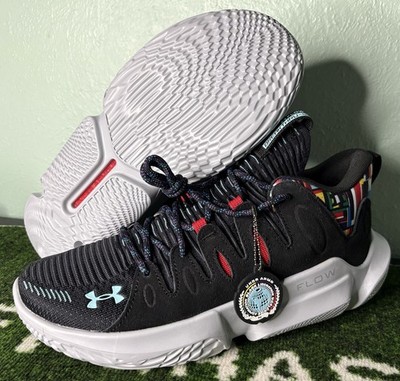 US W 13/M 11.5 - Under Armour Flow Breakthru 4 Basketball ''BHM'', 3027276-00 Rare