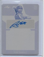 2016 Leaf Perfect Game National Showcase JOSH RANDALL 1/1 magenta auto plate 