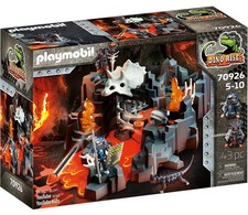 Playmobil 70926 Dino Rise Guardiano della Sorgente Lava Dinosauro Castello Vulcano Gioco