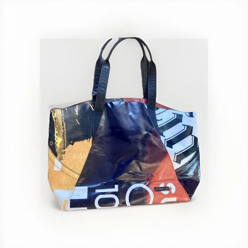 LOTE de 2 RAREFORM Bandolera Maya Bolso de Viaje Computadora Lona Cartelera Vinilo Foto 3 de 4