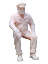 Modellfigur Spur TT 1:120 Lokführer Helmut Modellbahn Epoche II III IV Bahn Zug
