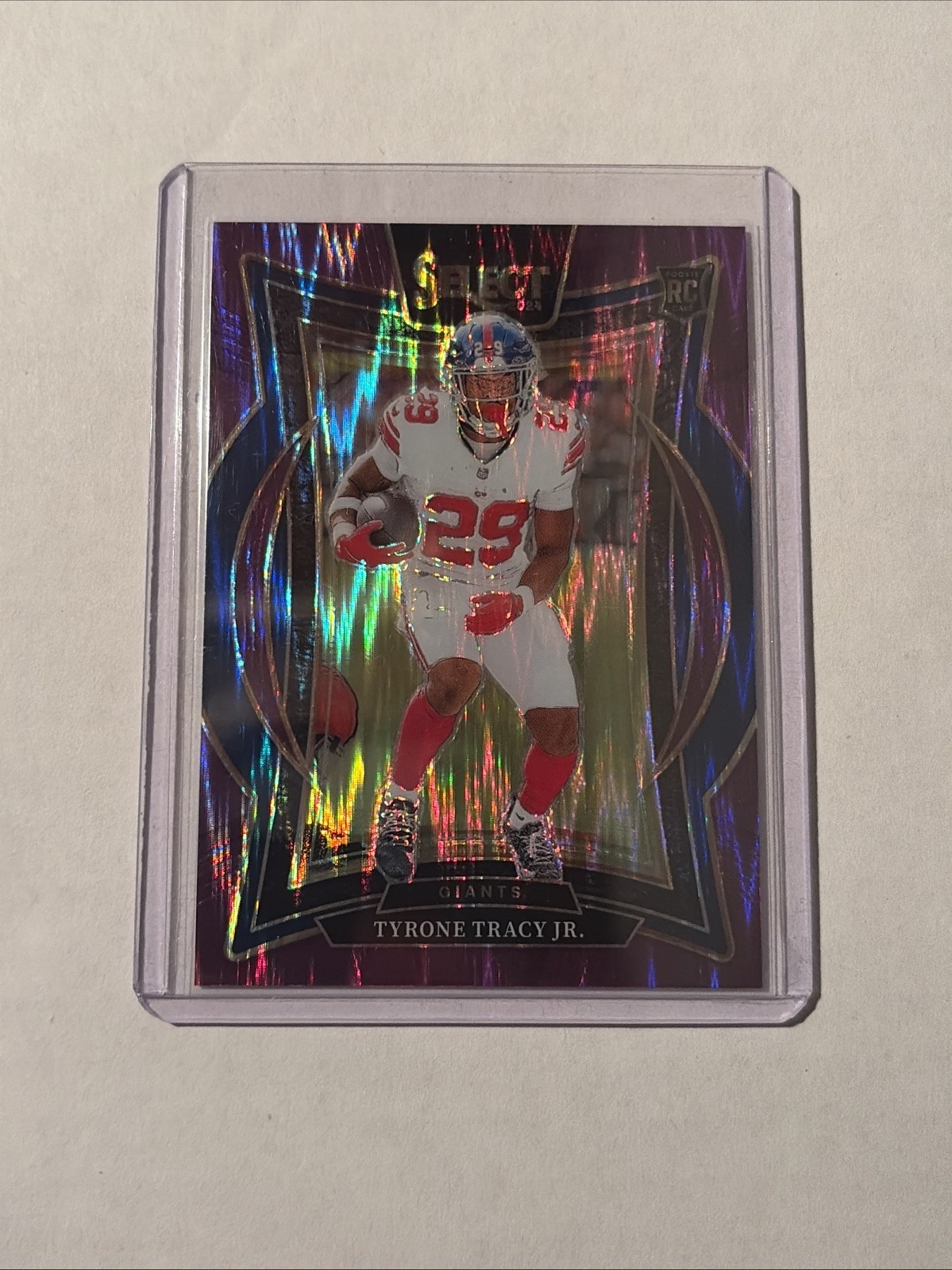 2024 Panini Select - Concourse Tyrone Tracy Jr. #61 Purple Prizm /360  (RC)