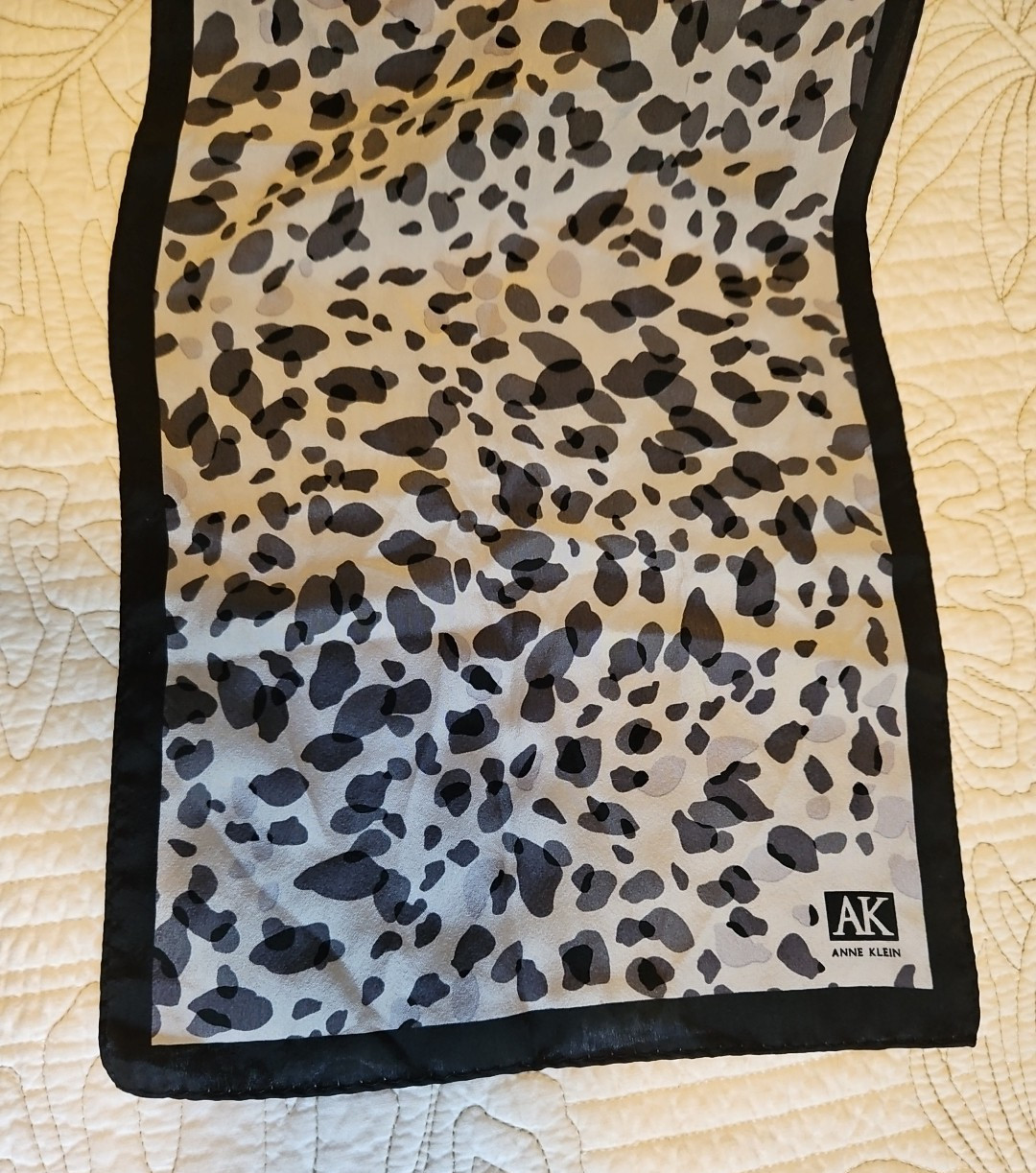 Anne Klein~ Leopard Animal Print Rectangular Scar… - image 5