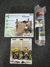 Penn-Plax Reptology Floating Turtle Pier Basking Platform W/ Combo Meters  Lot