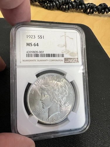 1923 Peace Dollar NGC MS 64