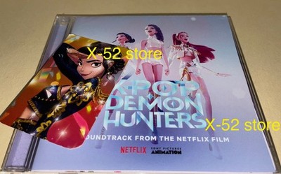 KPop Demon Hunters CD soundtrack ZOEY photocard Huntrix foldout