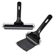 2 Pcs Hard Rubber Brayer Rollers for Printmaking Ink Printing Stamping