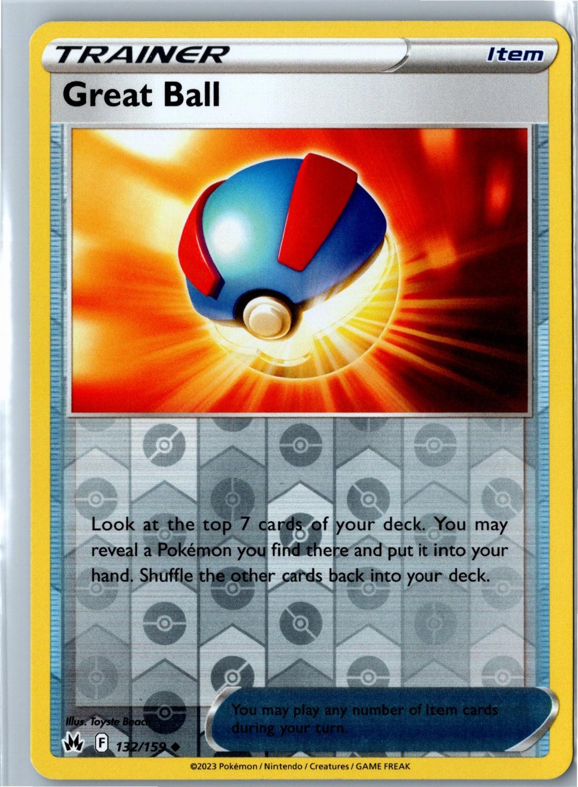 Great Ball (#48 Cinderace Stamped) Battle Academy 2022 164/202 LP - Pokemon Card