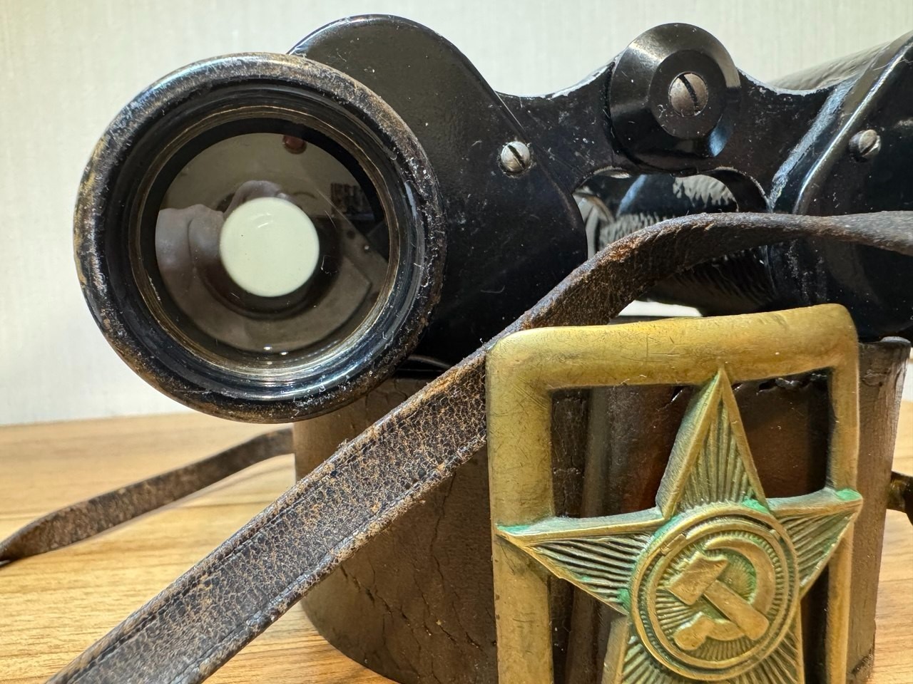 Soviet  field binoculars 6x30, WW2 – 1940`s — image 8