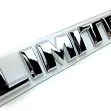 3D Metal Limited Emblem Badges, 1Pack OEM Chrome Aluminum Alloy Badges Decal Sui