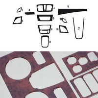 Innenraum Dekor Cockpit FüR Renault Megane 2009-2016 1 Wurzelholz Optik 11Tlg