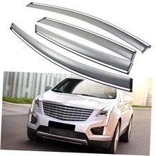 Sun/Rain Guards Wind Deflector Window Visors Compatible with 2017-2024