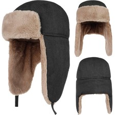 Winter Hat Windproof Warm Hunting Hat Snow Ski Hat with Ear Flaps for Men Women