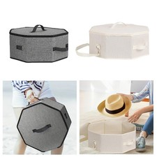 Hat Storage Box Portable Home Large Capacity Storage Container for Bucket Hats