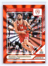 Kostas Papanikolaou 2024-25 Donruss EuroLeague #13 Orange Laser #/75
