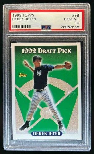 1993 Topps Derek Jeter Rookie RC #98 Yankees PSA 10