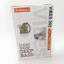 Audiovance Vibes 202ML Wired Earbuds - HiFi in Ear Headphones Clear Sound Deep