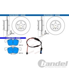 ATE BREMSSCHEIBEN 294mm + BEL�GE VORNE passend f�r BMW 3er G20 G21 + 2er G42
