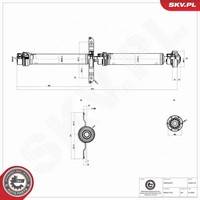 Antriebswelle Esen SKV 76SKV110 FüR Audi Q5 8RB Tfsi Hybrid Quattro TDI SQ5