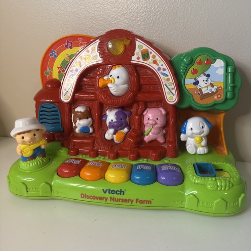 Vtech Discovery Nursery Farm Electronic Interactive Learning Toy  Used Works
