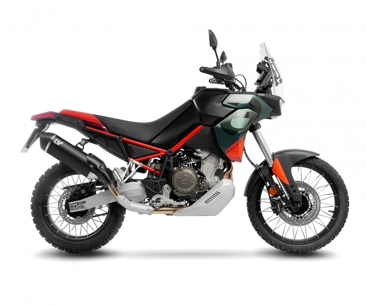 LeoVince Muffler exhaust LV-14 BLACK EDITION EURO 5 APRILIA TUAREG 660 2022 2024
