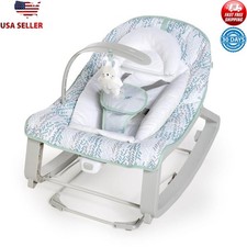 3-in-1 Baby Bouncer Rocker Seat Vibrating Portable Safe 5-Point Harness New