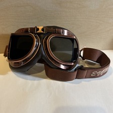Evomosa Reproduction Vintage Pilot Style Cruiser Motorcycle Goggles Steampunk