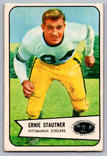 1954 BOWMAN #118 ERNIE STAUTNER STEELERS