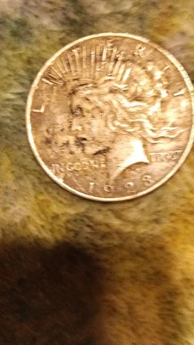 1923 Peace Dollar $1 Silver Coin Circulated Business Strike 0.9 Fineness