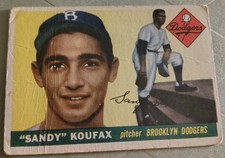 1955 Topps - Sandy Koufax #123 (RC)