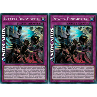 INTACT DINOMORPHIA 2x (Dinomorphia Intact)   Super R   OP23 IT013   Unl   Yugioh