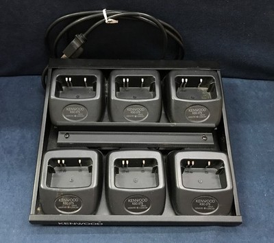 Kenwood KMB-27 6-Unit 2-Way Radio Multi Charger Adapter Base W/KSC-37S