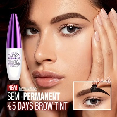 Augenbrauen Tönungsgel Semipermanent Wasserdicht Peel-Off Brauenfarbe Langanhaltend