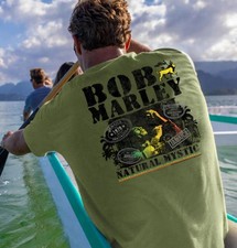 Crazy Shirts Bob Marley Natural Mystic Hemp Dyed T-Shirt Men XXXL 3XL Grateful