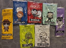 Sonic Wacky Pack UNIVERSAL MONSTERS 5 Figures 2 Spoons Complete Set Of 7 Sealed