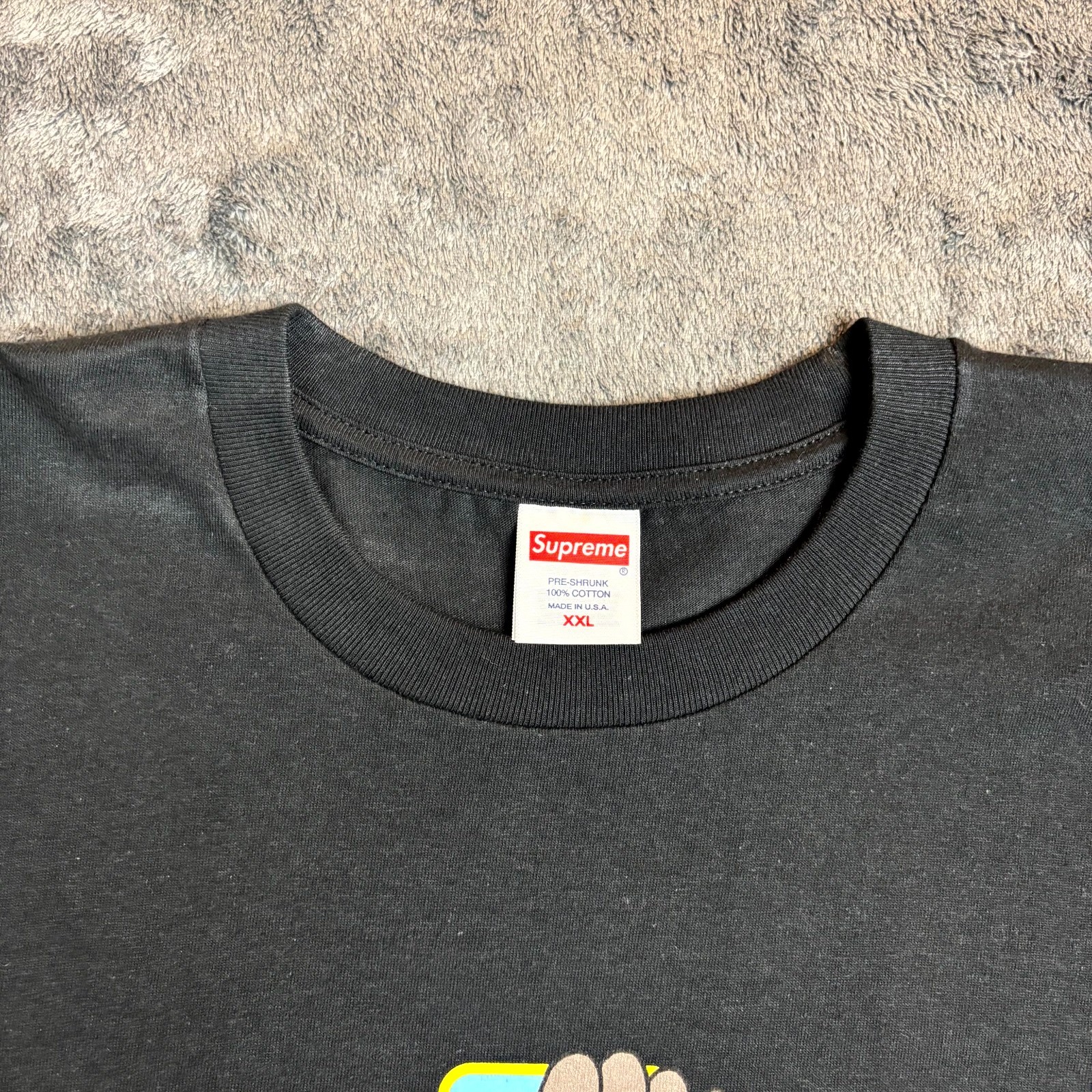 Supreme Hardies Bolt Tee 2XL Black Hardies Hardware Graphic T-Shirt Mens New thumbnail 4