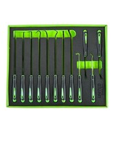 12 Pc Long Hook And Pick 180mm Tool Set O Ring Seal Removal Set EVA foam tra