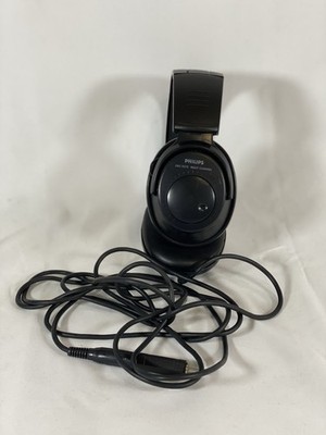 Philips Headphones SBC 3375 Stereo Mono Black Wired 3.5mm Port Jack **Vintage**