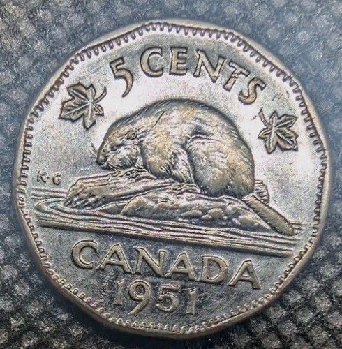 1951 Canada 5 Cents — photo from the most recent tracked eBay sale